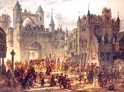 Entrance of king Henri II of France in Metz, unknow artist